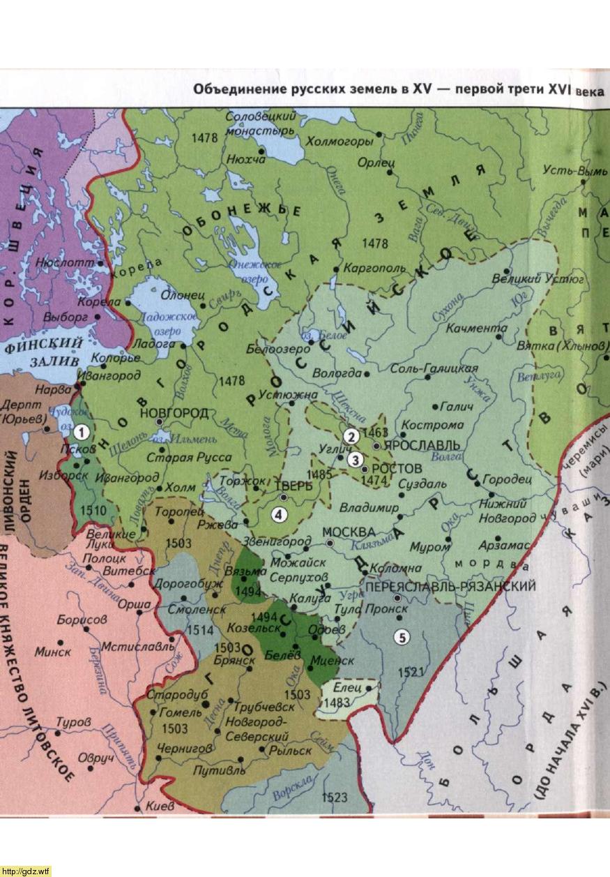 Обложка: П.А. Баранов, В.Г. Вовина. История России 7-ой класс. Учебник.